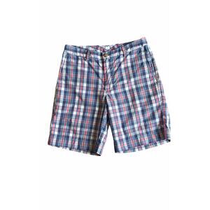30 Vineyard Vines Plaid Breaker Shorts blue pink
